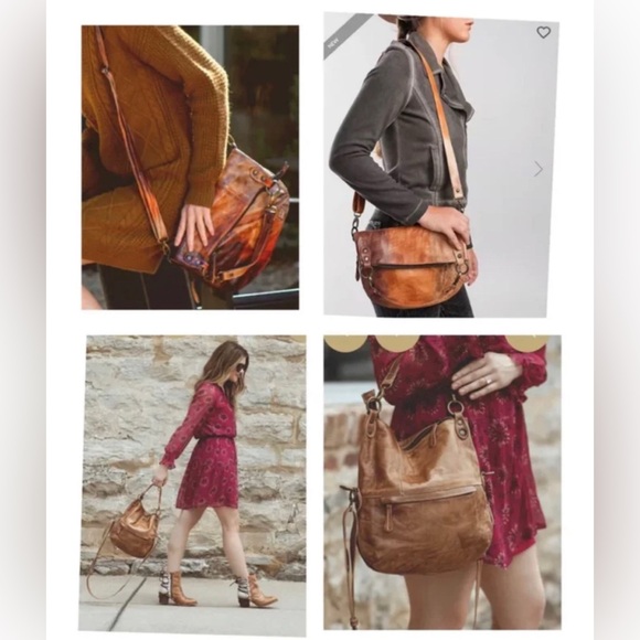 NWT Bed Stu Tahiti Leather Crossbody Shoulder Handbag Bag Cafe Latte Retail $280 - Picture 15 of 15